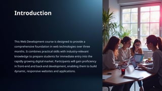 Introduction to Web Development: HTML, CSS, JavaScript & Beyond | PPTX