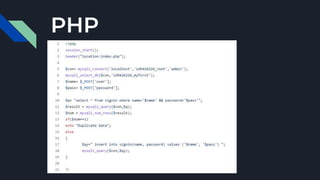 PHP
 