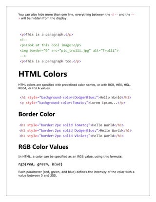 Web Development 2 (HTML & CSS) | PDF