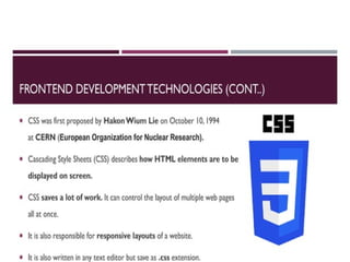 web development presentation for beginners