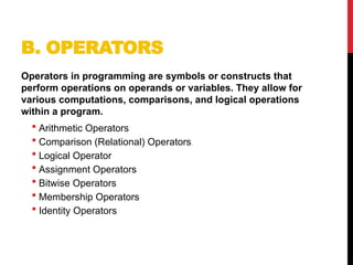 Comprehensive Guide to Object Oriented Programming Concepts and Syntax ...