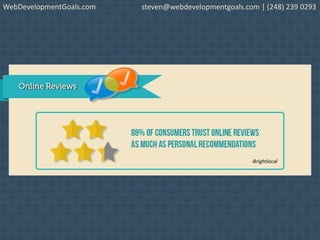 WebDevelopmentGoals.com steven@webdevelopmentgoals.com | (248) 239 0293
 