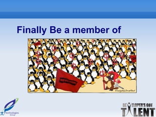 Finally Be a member of
 