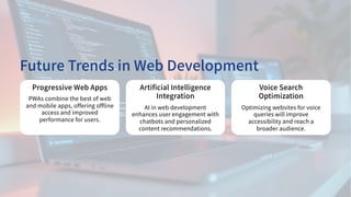 Web Development Overview and solution. Ppt | PDF