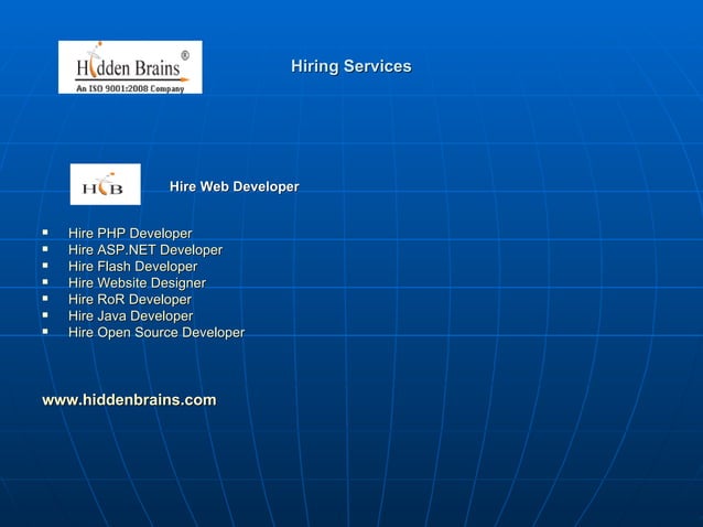 Web Development Ppt | PPT