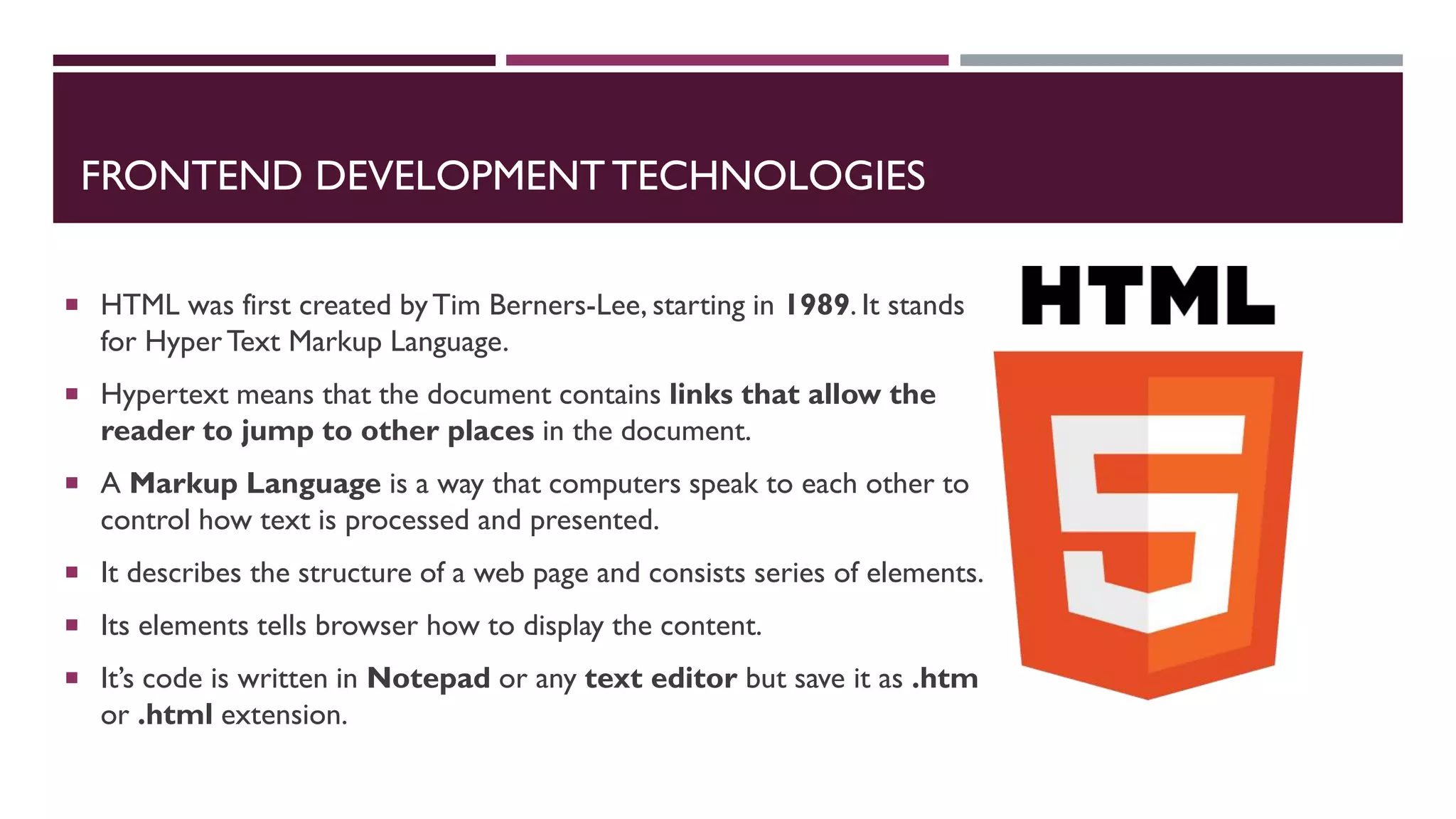 Web development ppt | PDF