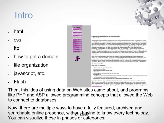 Web development ppt by bsk | PPT
