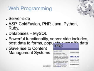 Web development ppt by bsk | PPT