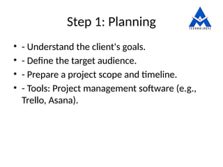 Step-by-Step Guide to the Web Development Process | PPTX