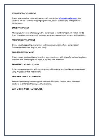 Web Development Services by Icubetechnolabs.pdf