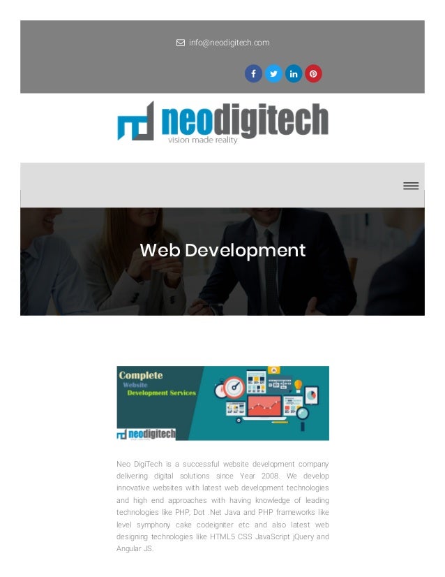 Web Development Services Provider Company in UK
