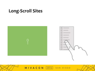 Long-Scroll Sites
 