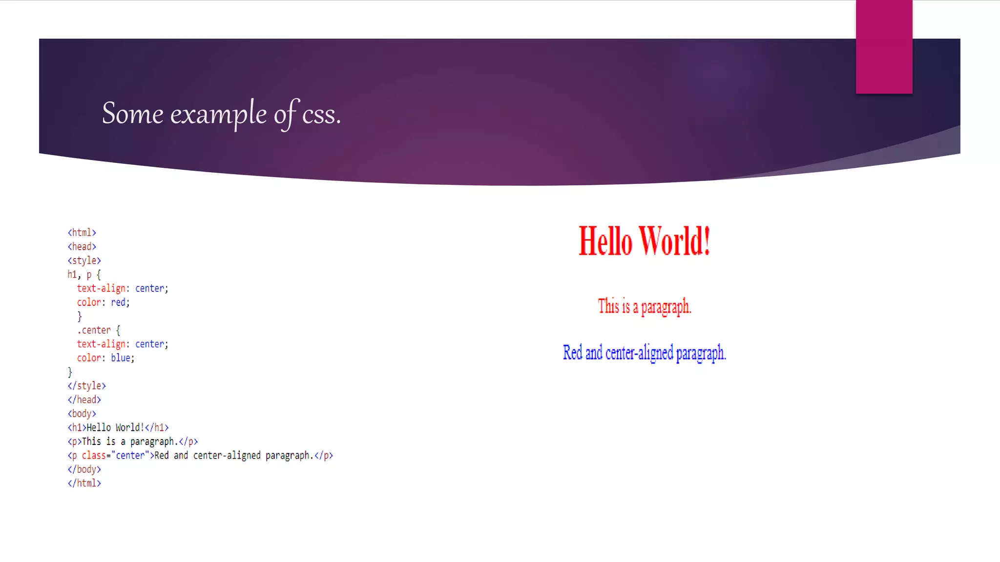 Web development using HTML and CSS | PPT