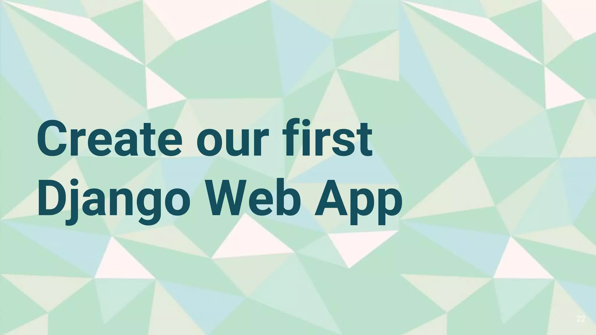 Intro to Web Development Using Python and Django | PPT