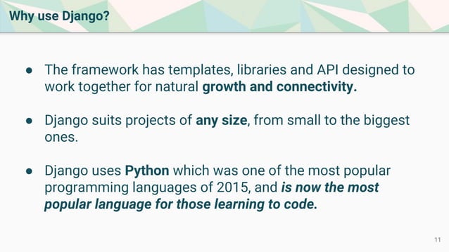 Intro to Web Development Using Python and Django | PPT
