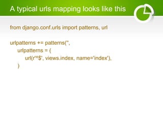 Web development with django - Basics Presentation | PPTX