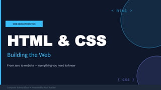 WebDev_HTML_CSS_Presentation.pptx. Every person could learn css | PPTX