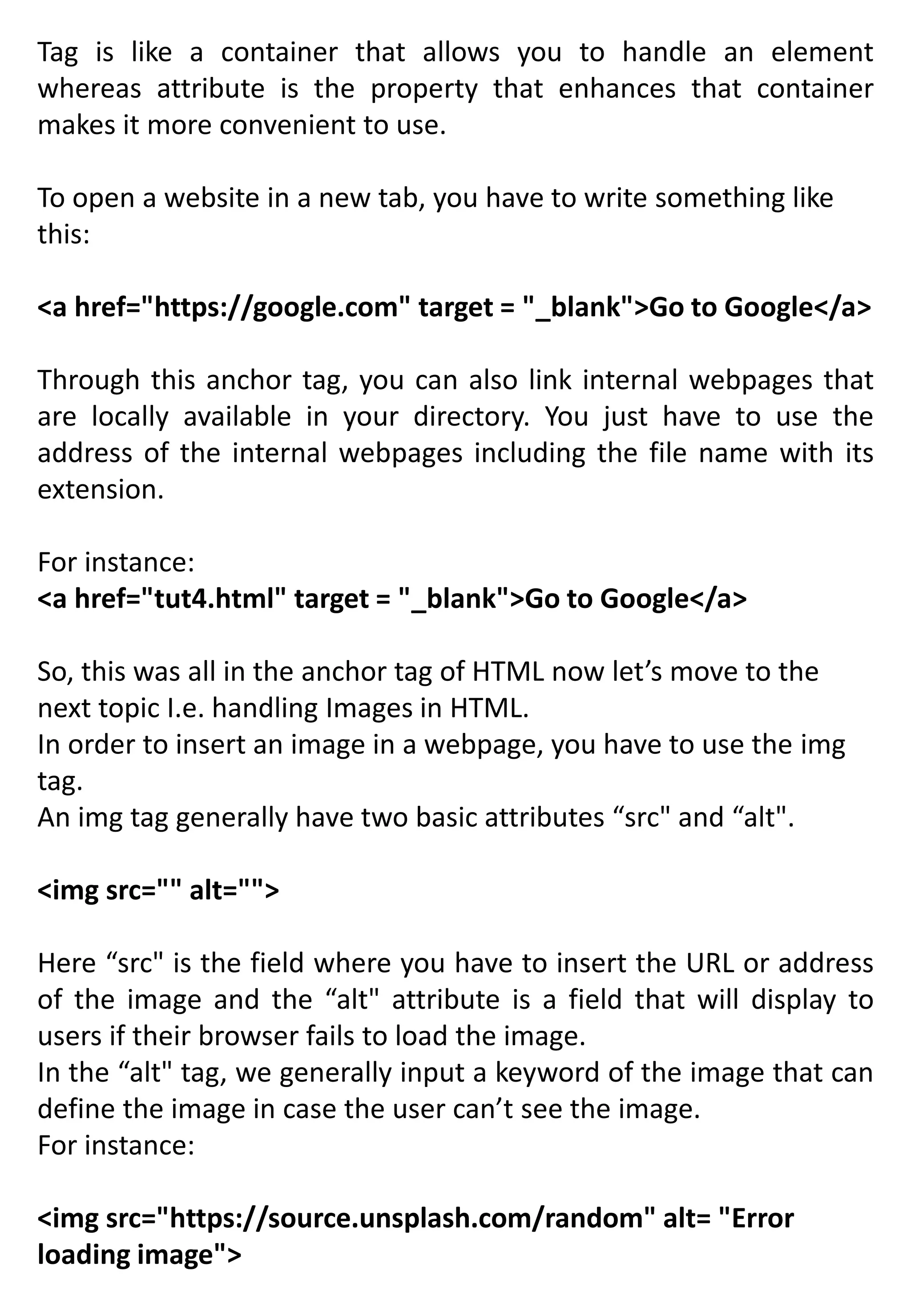 INTRODUCTIONS OF HTML