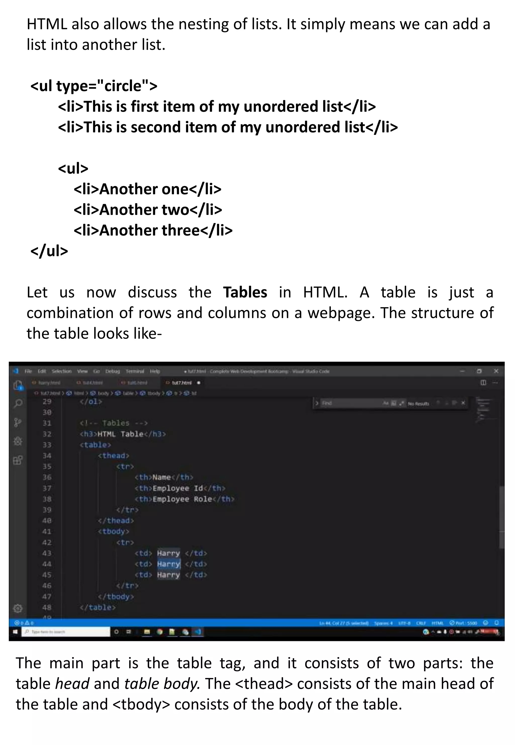 INTRODUCTIONS OF HTML