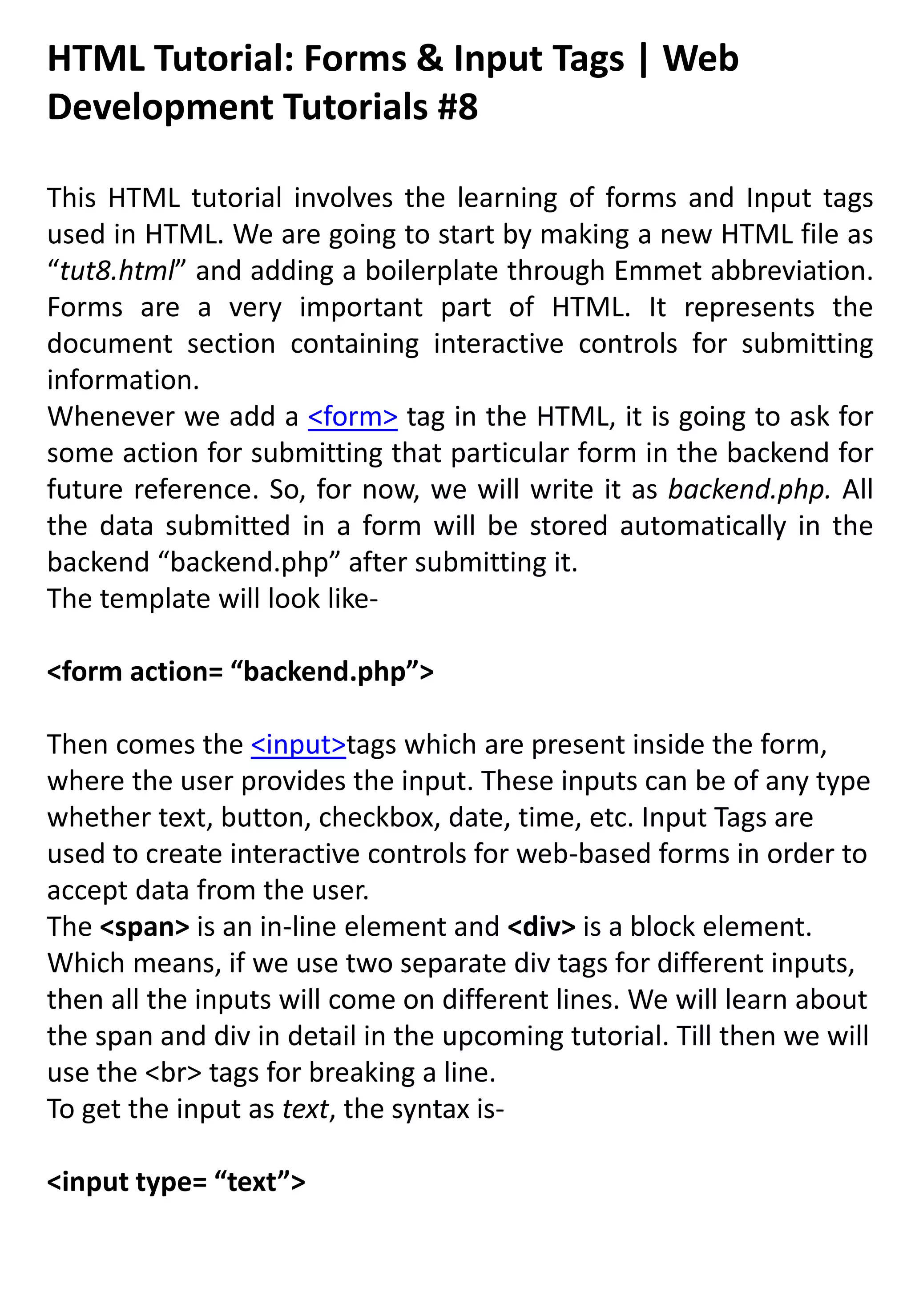 INTRODUCTIONS OF HTML