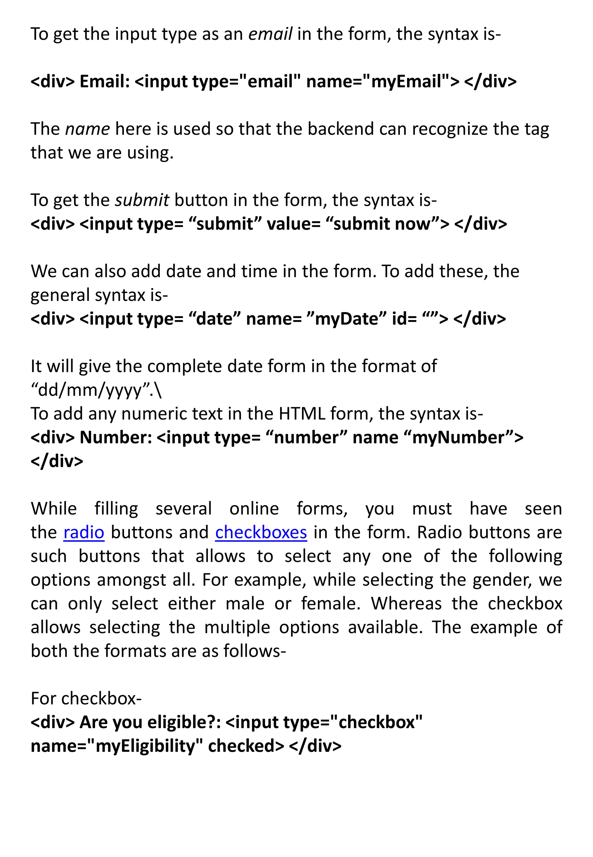 INTRODUCTIONS OF HTML