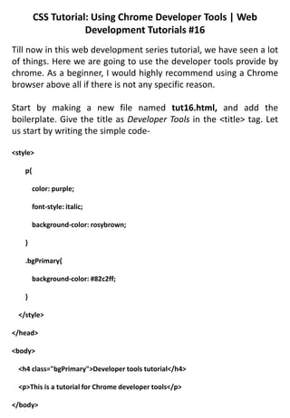 INTRODUCTIONS OF CSS