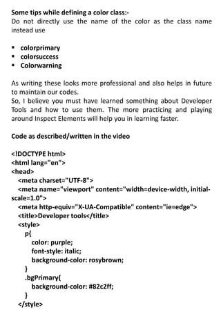 INTRODUCTIONS OF CSS