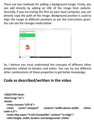 INTRODUCTIONS OF CSS