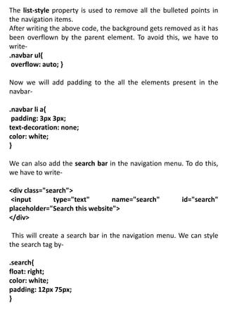 INTRODUCTIONS OF CSS