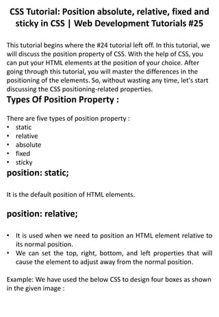 INTRODUCTIONS OF CSS