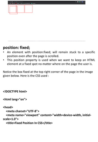 INTRODUCTIONS OF CSS