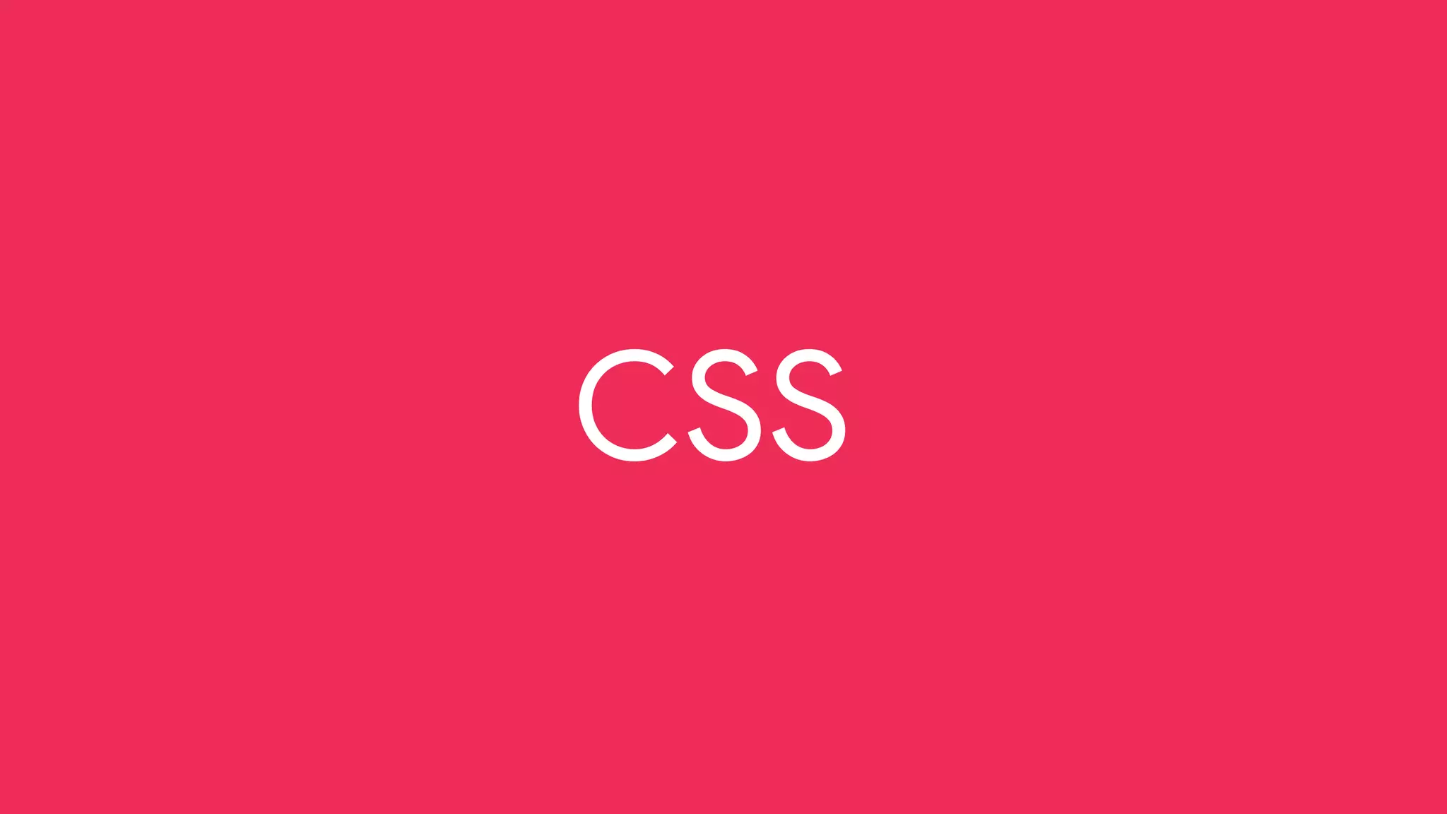 CSS 