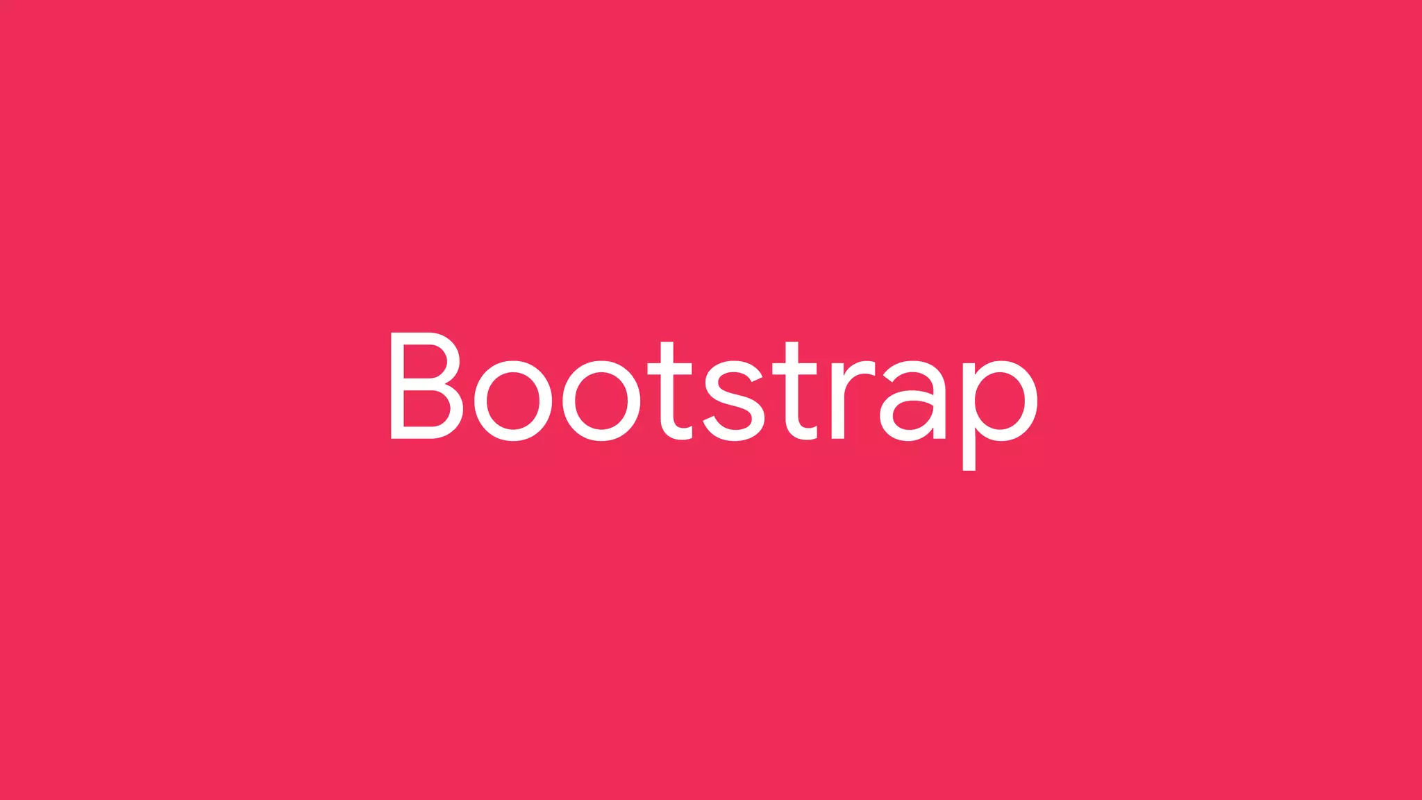 Bootstrap 
