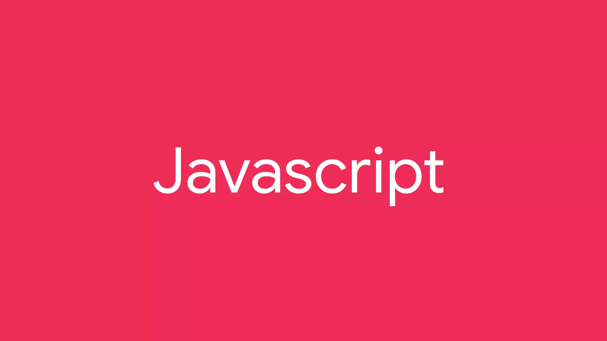 Javascript 