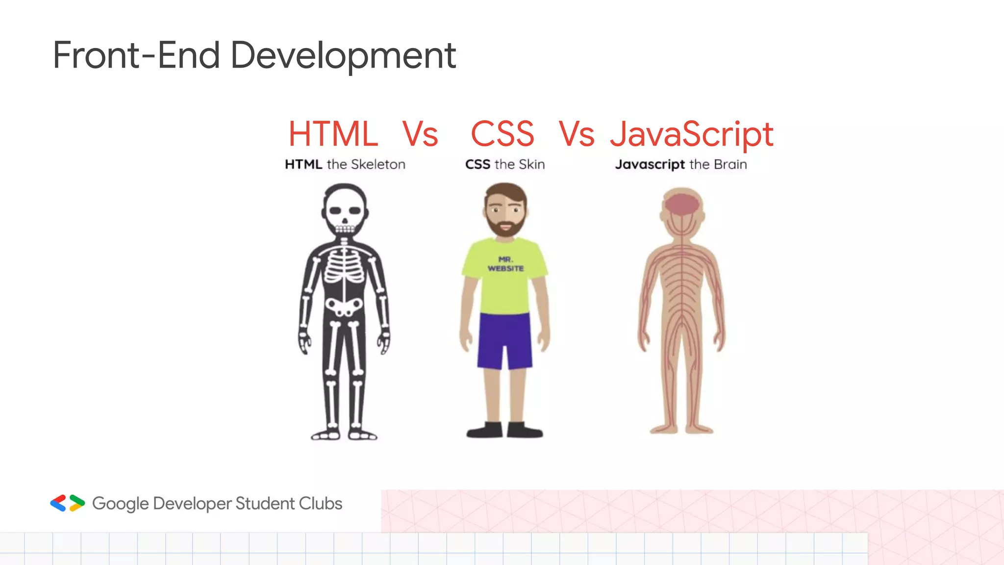 Front-End Development HTML Vs CSS Vs JavaScript 