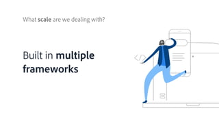 What scale are we dealing with?
Built in multiple
frameworks
 