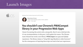 Uncovering Secrets of Progressive Web Apps
