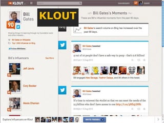 KLOUT
 