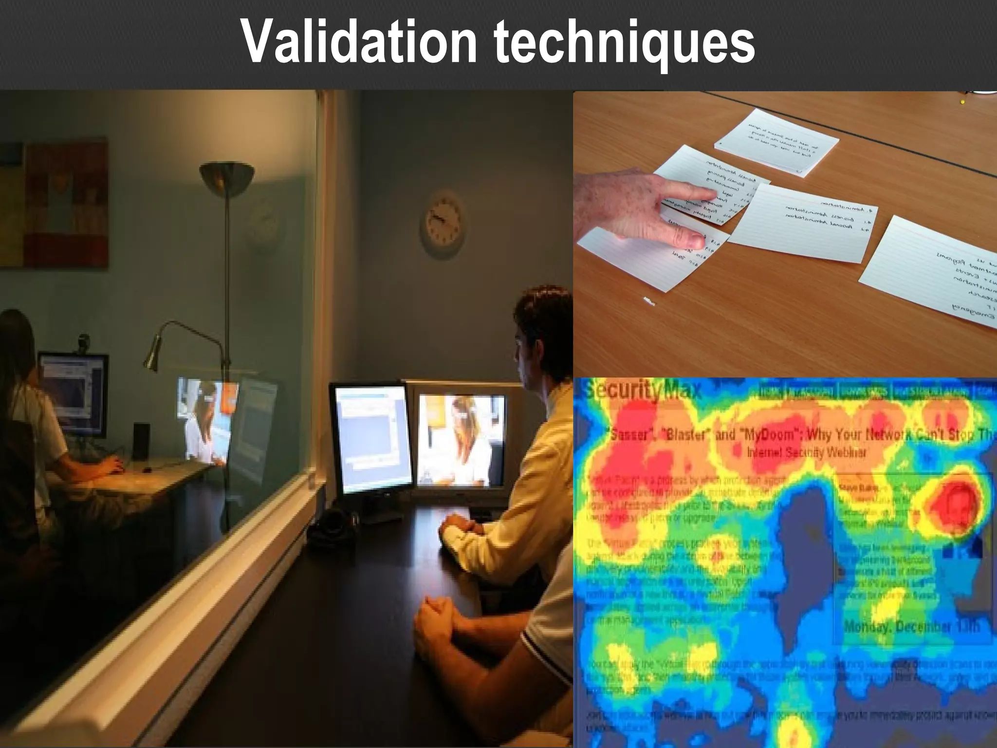 Validation techniques 