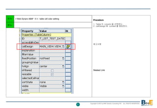 Abap Format Color webdynpro for abap Cell Color Setting | PPT