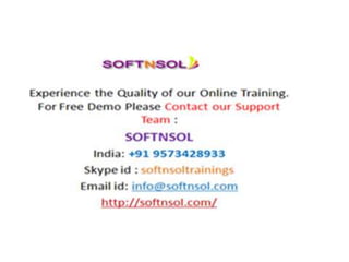 SAP WEBDYNPRO ABAP ONLINE TRAINING