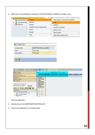 Web dynpro for abap | PDF