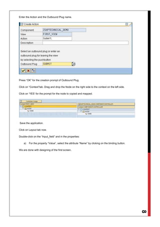 Web dynpro for abap | PDF