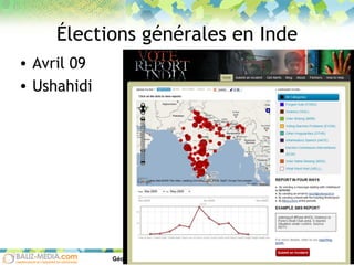 Élections générales en Inde Avril 09 Ushahidi 