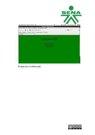 Prueba con un cliente web.
 