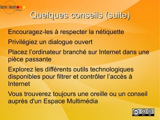 Faciliter la création de licences libres Suivons quelques jeunes « type » dans leurs utilisations du net Benjamin 11 ans en classe de 6° 