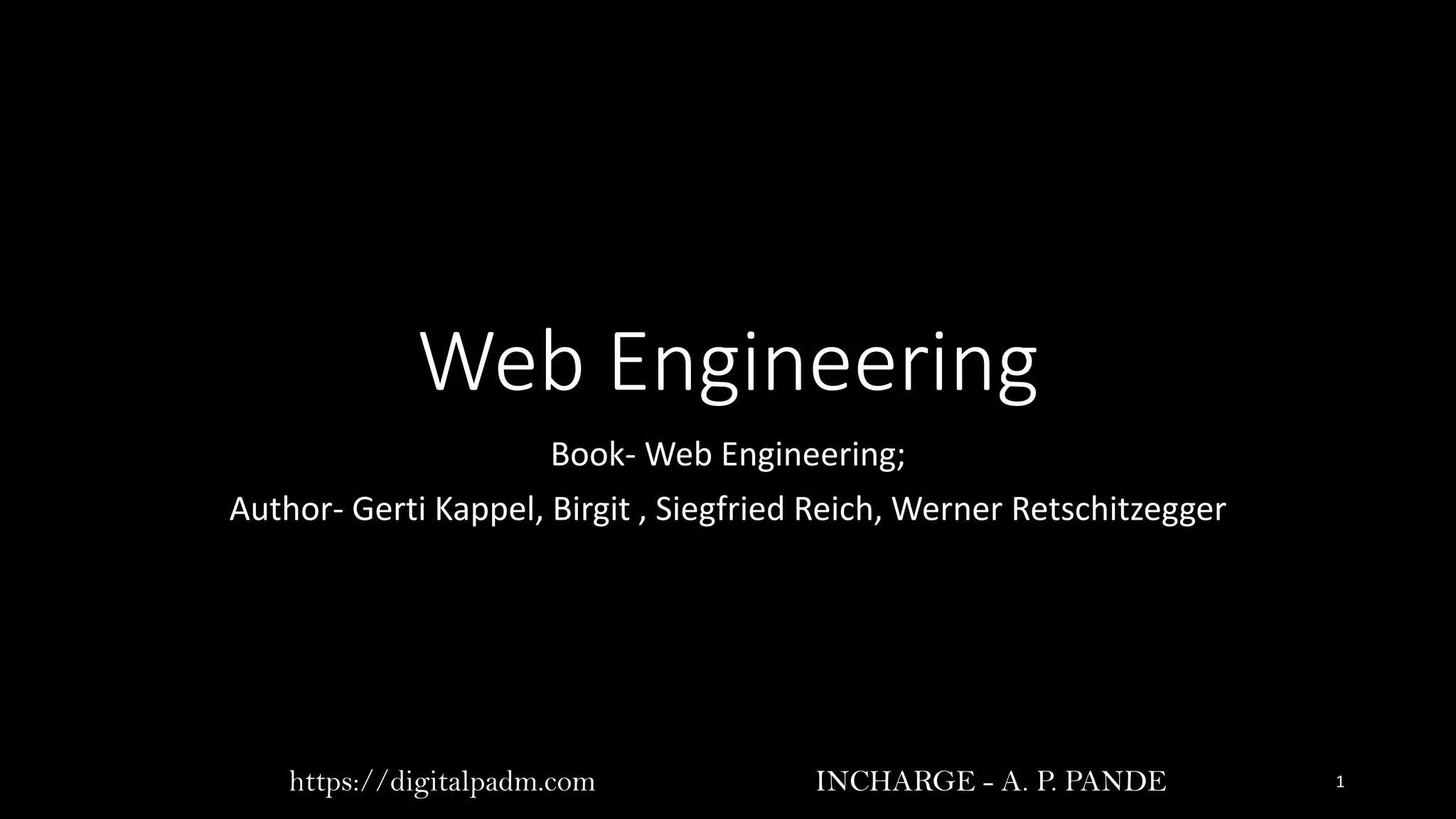 Web Engineering- Web Application Categories & Characteristics Book ...