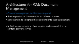 Web engineering- Web Application Architecture | PDF