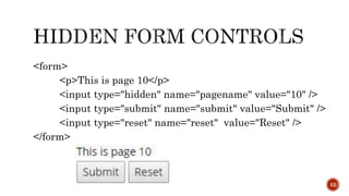 HTML Forms | PPTX