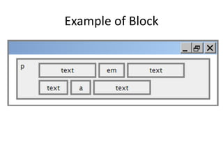 Example of Block
 